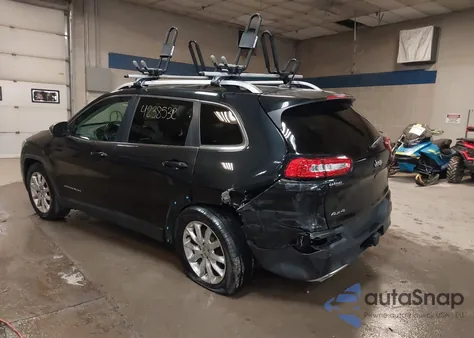 2015 Jeep Cherokee Limited z USA, uszkodzony, nr VIN 1C4PJMDS4FW646291